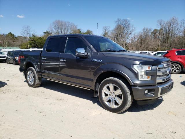 1FTEW1EF4FFC48054 - 2015 FORD F150 SUPERCREW GRAY photo 4