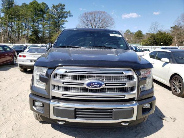 1FTEW1EF4FFC48054 - 2015 FORD F150 SUPERCREW GRAY photo 5