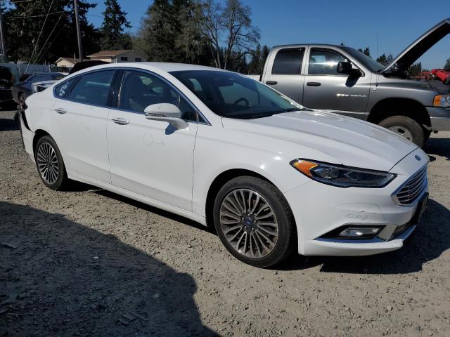 3FA6P0D95JR268824 - 2018 FORD FUSION TITANIUM/PLATINUM WHITE photo 4