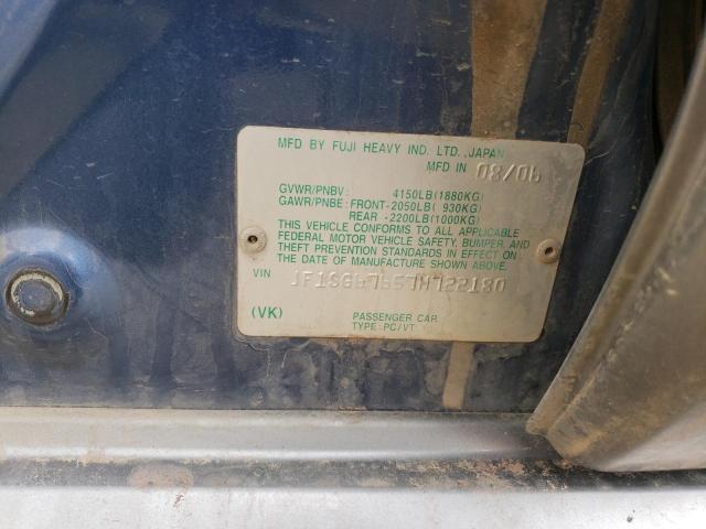 JF1SG67657H722180 - 2007 SUBARU FORESTER 2.5X LL BEAN BLUE photo 13