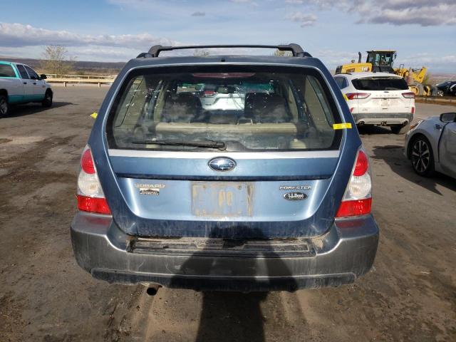 JF1SG67657H722180 - 2007 SUBARU FORESTER 2.5X LL BEAN BLUE photo 6