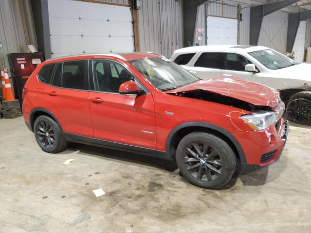 5UXWX9C59G0D86933 - 2016 BMW X3 XDRIVE28I RED photo 4