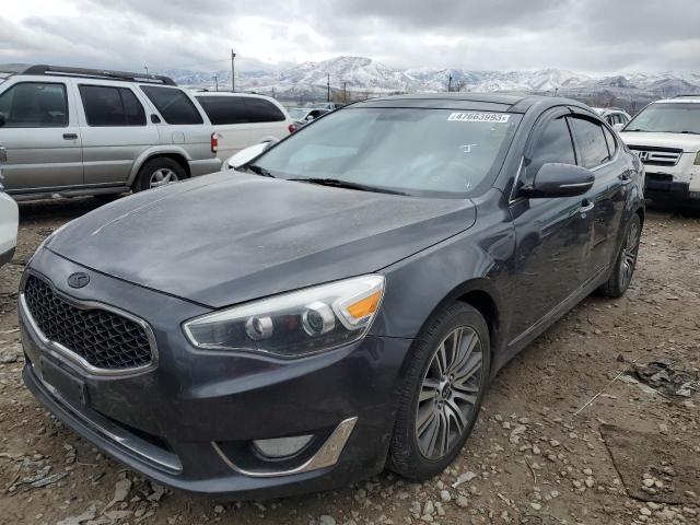 KNALN4D79E5150449 - 2014 KIA CADENZA PREMIUM GRAY photo 1