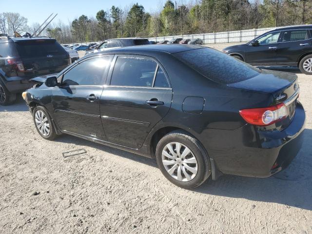 2T1BU4EE3DC983812 - 2013 TOYOTA COROLLA BASE BLACK photo 2