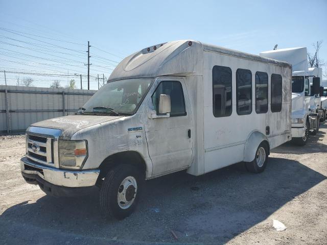 1FDWE3FLXCDA13443 - 2012 FORD ECONOLINE E350 SUPER DUTY CUTAWAY VAN WHITE photo 1