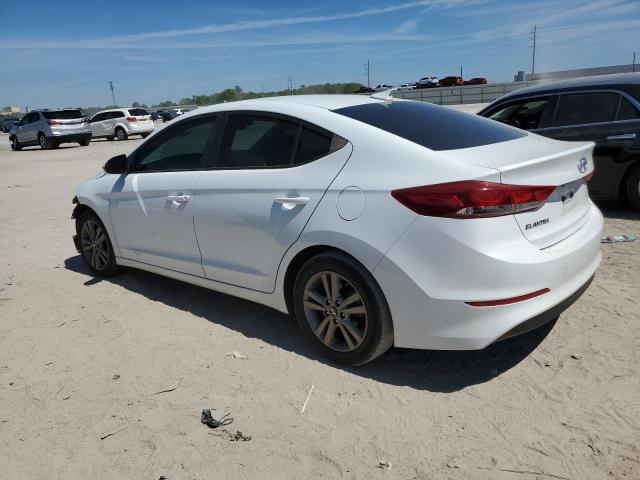 5NPD84LF8JH234716 - 2018 HYUNDAI ELANTRA SEL WHITE photo 2