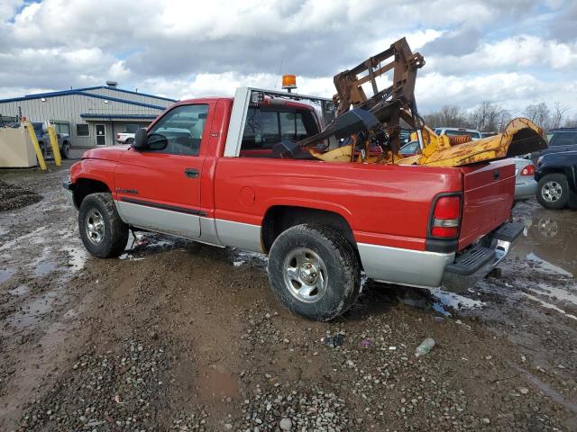 1B7HF16Z4YS644078 - 2000 DODGE RAM 1500 RED photo 2