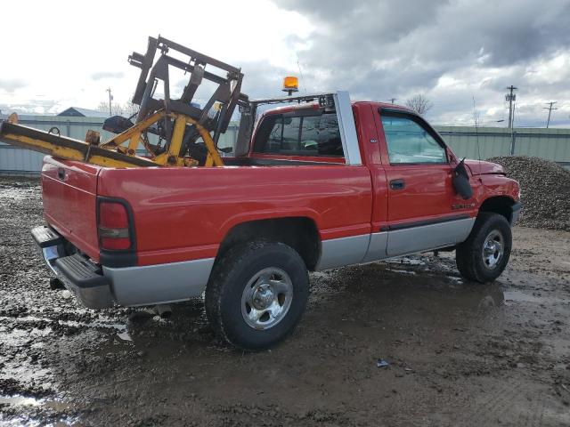 1B7HF16Z4YS644078 - 2000 DODGE RAM 1500 RED photo 3