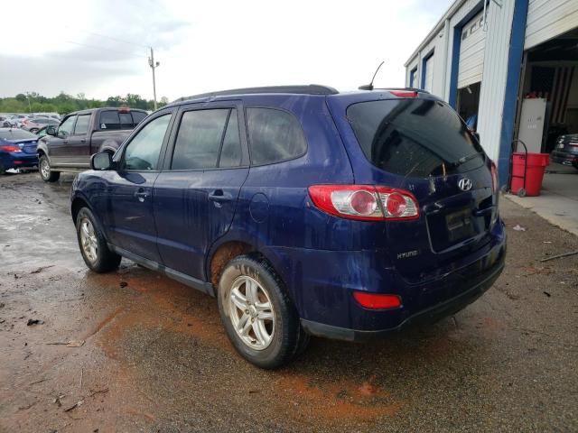 5NMSG3AB2AH379025 - 2010 HYUNDAI SANTA FE GLS BLUE photo 2