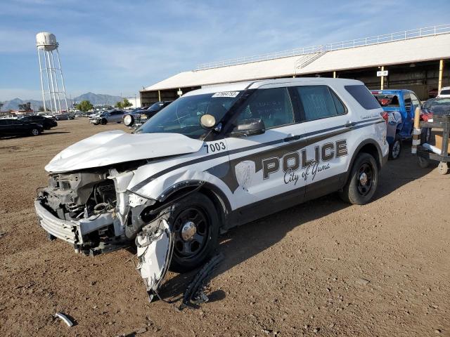 1FM5K8AR4GGC14966 - 2016 FORD EXPLORER POLICE INTERCEPTOR WHITE photo 1