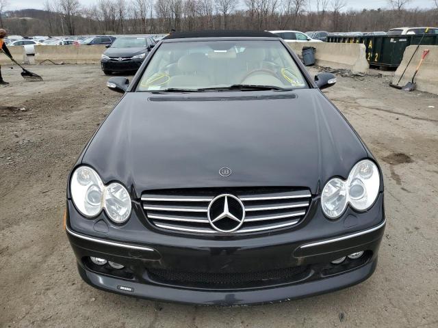 WDBTK75G04T011671 - 2004 MERCEDES-BENZ CLK 500 BLACK photo 5