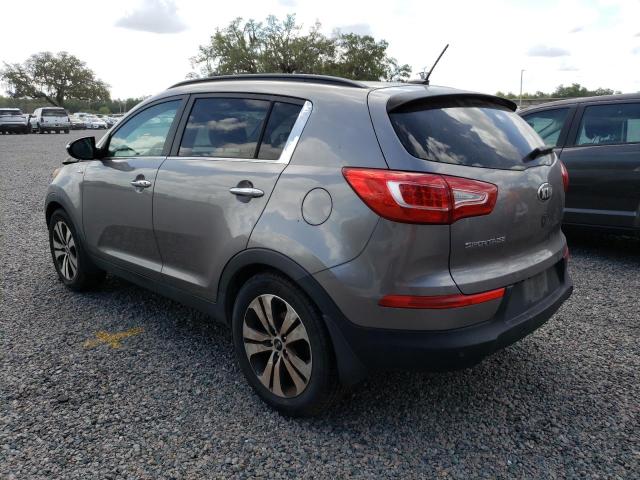 KNDPCCA22D7518244 - 2013 KIA SPORTAGE EX GRAY photo 2