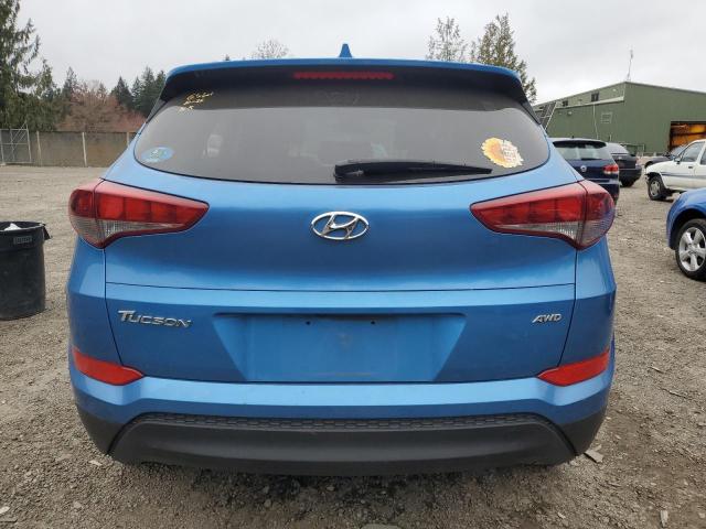 KM8J3CA44JU666377 - 2018 HYUNDAI TUCSON SEL BLUE photo 6