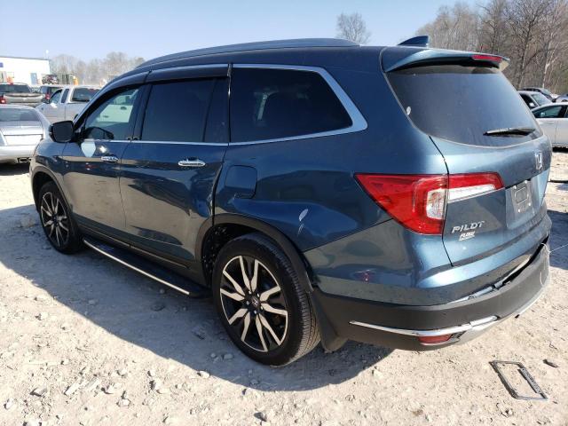 5FNYF5H64KB021221 - 2019 HONDA PILOT TOURING BLUE photo 2