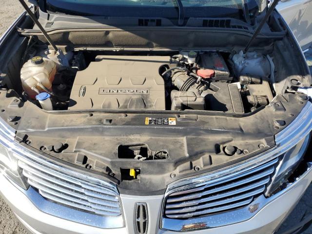 2LMPJ6LR5GBL79286 - 2016 LINCOLN MKX RESERVE Արծաթագույն լուսանկար 12