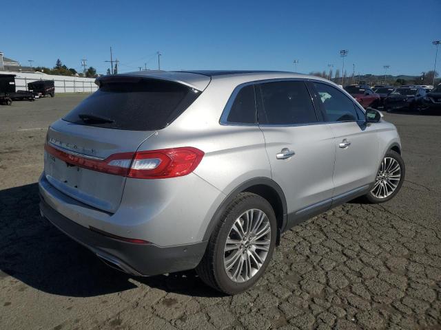 2LMPJ6LR5GBL79286 - 2016 LINCOLN MKX RESERVE Արծաթագույն լուսանկար 3