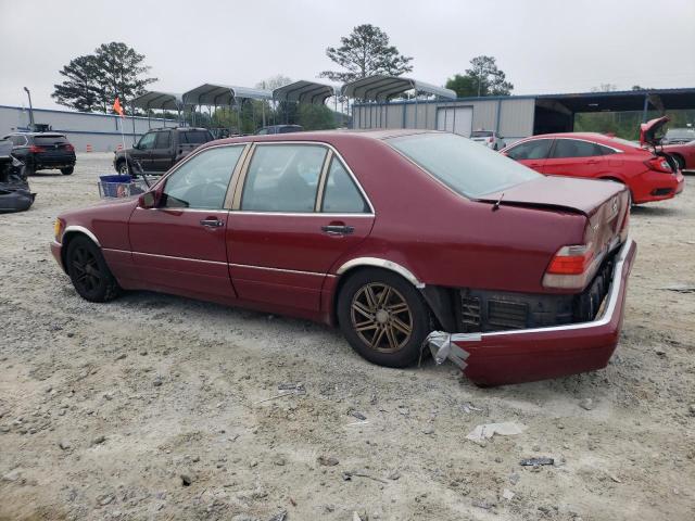 WDBGA33G3WA396299 - 1998 MERCEDES-BENZ S 320 RED photo 2