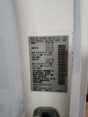 3N63M0ZN7HK714421 - 2017 CHEVROLET CITY EXPRE LT 白色 照片 13