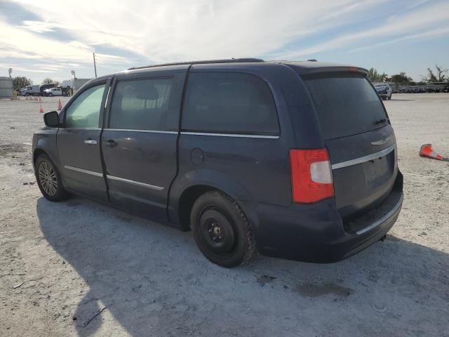 2C4RC1CG5DR560024 - 2013 CHRYSLER TOWN & COU TOURING L BLUE photo 2