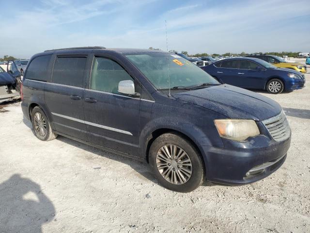 2C4RC1CG5DR560024 - 2013 CHRYSLER TOWN & COU TOURING L BLUE photo 4