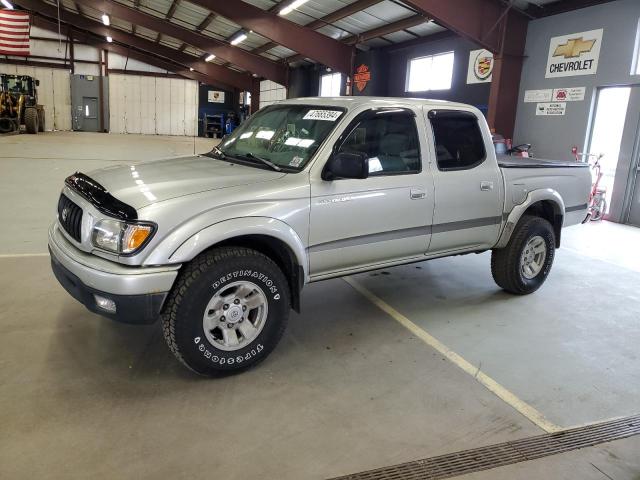 5TEHN72NX4Z391802 - 2004 TOYOTA TACOMA DOUBLE CAB SILVER photo 1