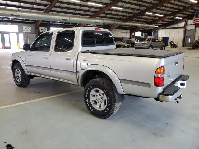 5TEHN72NX4Z391802 - 2004 TOYOTA TACOMA DOUBLE CAB SILVER photo 2