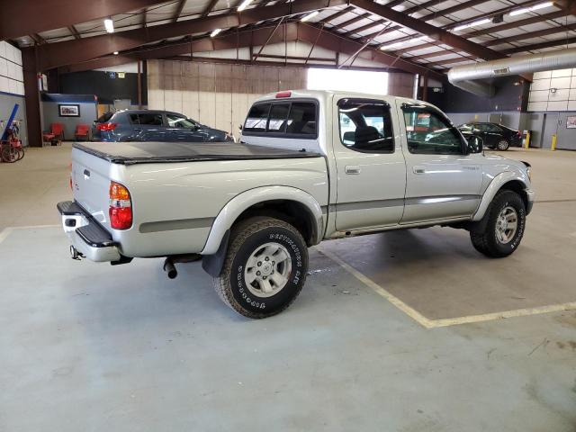 5TEHN72NX4Z391802 - 2004 TOYOTA TACOMA DOUBLE CAB SILVER photo 3