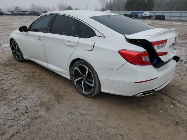 1HGCV1F39JA809712 - 2018 HONDA ACCORD SPORT WHITE photo 2