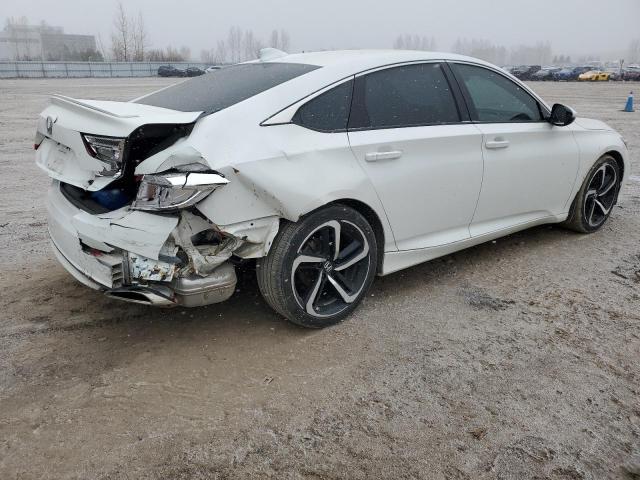 1HGCV1F39JA809712 - 2018 HONDA ACCORD SPORT WHITE photo 3