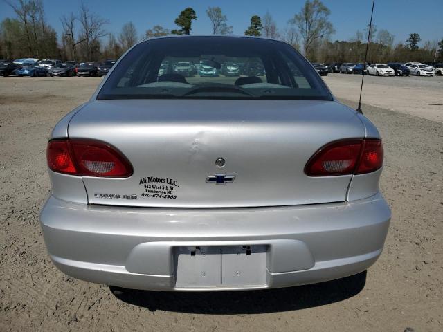 1G1JC524227449837 - 2002 CHEVROLET CAVALIER BASE SILVER photo 6