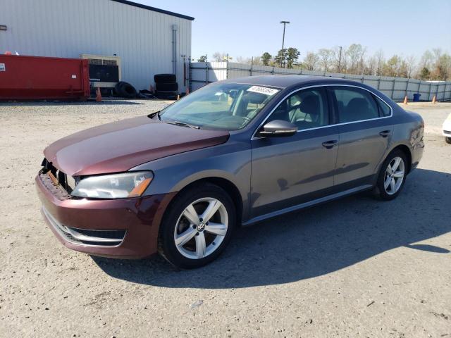 1VWBH7A37CC038795 - 2012 VOLKSWAGEN PASSAT SE GRAY photo 1