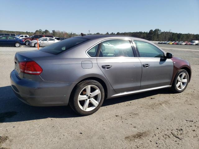 1VWBH7A37CC038795 - 2012 VOLKSWAGEN PASSAT SE GRAY photo 3