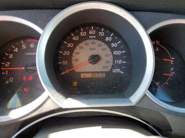 5TEUU42NX8Z508963 - 2008 TOYOTA TACOMA ACCESS CAB ვერცხლისფერი ფოტო 9