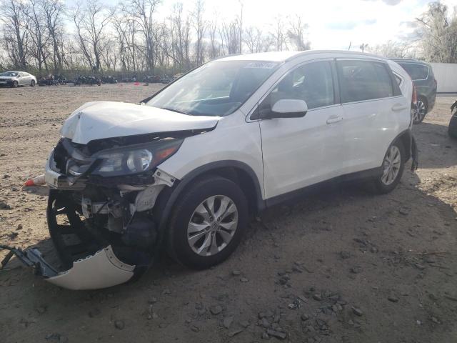 5J6RM4H70EL077956 - 2014 HONDA CR-V EXL WHITE photo 1