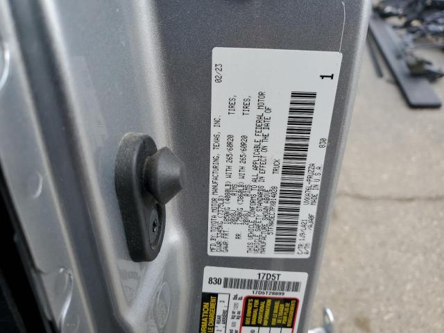 5TFNA5EC7PX014028 - 2023 TOYOTA TUNDRA CREWMAX PLATINUM ვერცხლისფერი ფოტო 13