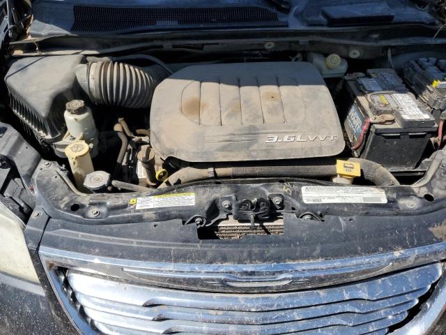 2C4RC1CG0CR136703 - 2012 CHRYSLER TOWN & COU TOURING L CHARCOAL photo 12