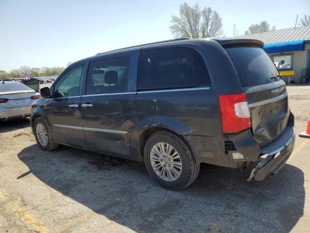 2C4RC1CG0CR136703 - 2012 CHRYSLER TOWN & COU TOURING L CHARCOAL photo 2