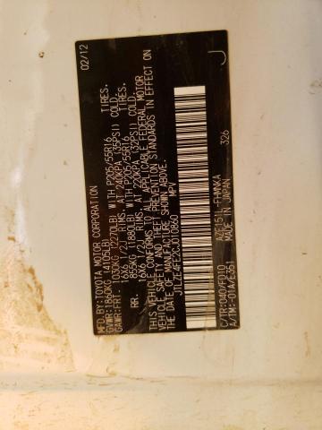 JTLZE4FE2CJ010860 - 2012 TOYOTA SCION XB 白色 照片 13