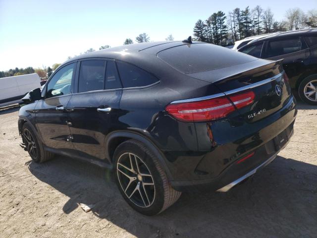 4JGED6EB7GA045833 - 2016 MERCEDES-BENZ GLE COUPE 450 4MATIC BLACK photo 2