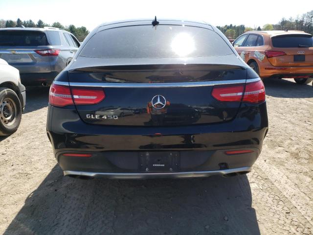 4JGED6EB7GA045833 - 2016 MERCEDES-BENZ GLE COUPE 450 4MATIC BLACK photo 6