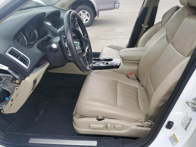 19UUB2F74FA025015 - 2015 ACURA TLX ADVANCE WHITE photo 7