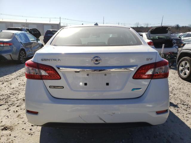 3N1AB7AP4EY280492 - 2014 NISSAN SENTRA S WHITE photo 6