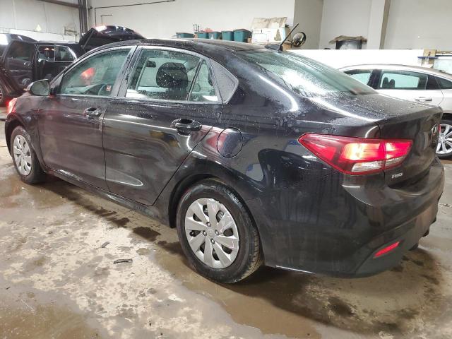 3KPA24AD8LE278745 - 2020 KIA RIO LX BLACK photo 2