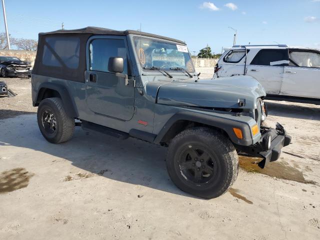 1J4FA49S84P799584 - 2004 JEEP WRANGLER / SPORT SILVER photo 4