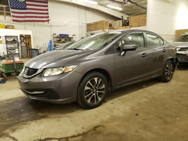 19XFB2F84FE265727 - 2015 HONDA CIVIC EX GRAY photo 1