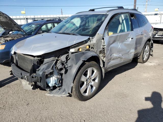 1GNLVHED8AS145423 - 2010 CHEVROLET TRAVERSE LTZ SILVER photo 1