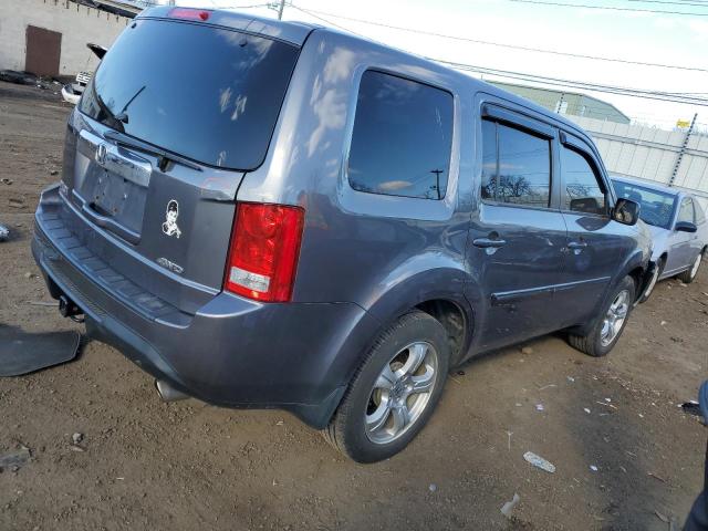 5FNYF4H51EB017665 - 2014 HONDA PILOT EXL GRAY photo 3