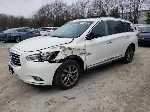 5N1AL0MM2FC537027 - 2015 INFINITI QX60 WHITE photo 1