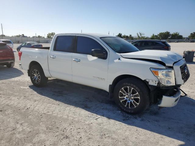 1N6AA1EFXMN523925 - 2021 NISSAN TITAN SV WHITE photo 4