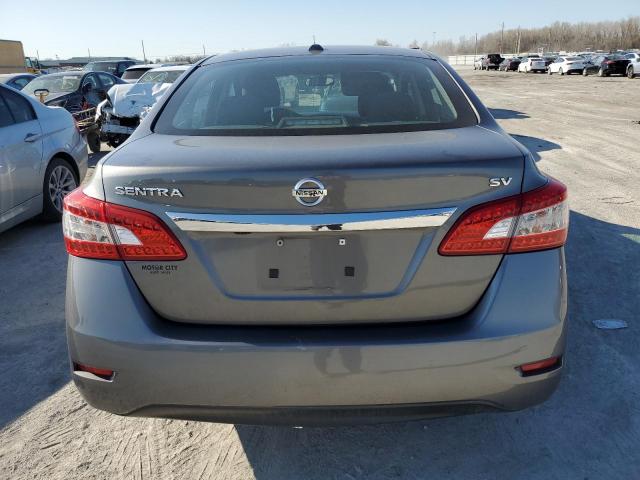 3N1AB7AP4FY213148 - 2015 NISSAN SENTRA S GRAY photo 6